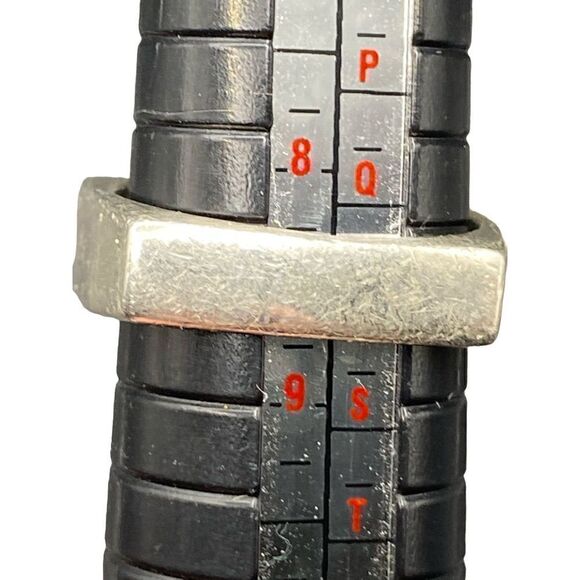 Silpada Geometric 925 Turquoise Oval o. Square Ring R0786 - Picture 10 of 10